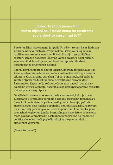 banket u blitvi miroslav krleža