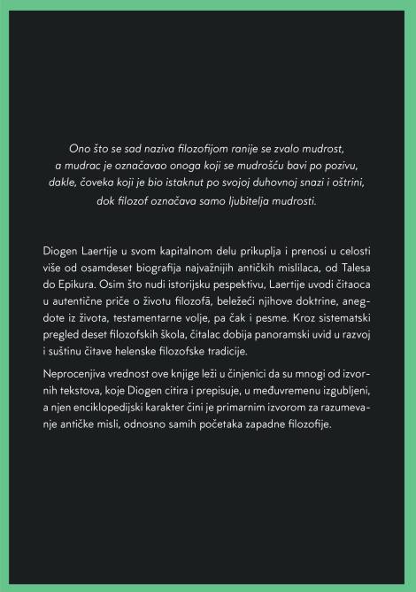 životi i mišljenja istaknutih filozofa diogen laertije